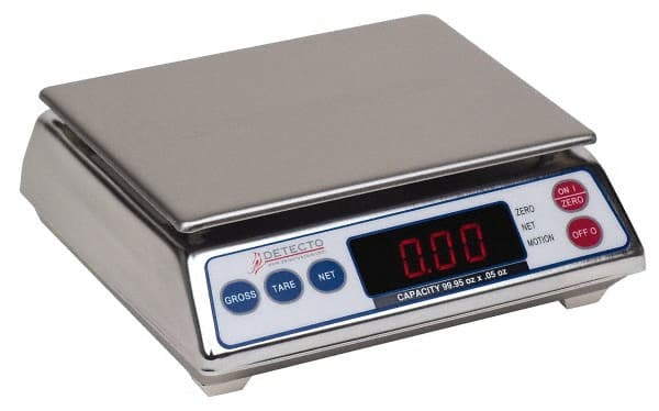 Detecto MCS-40F Hanging Scale with Stainless Pan