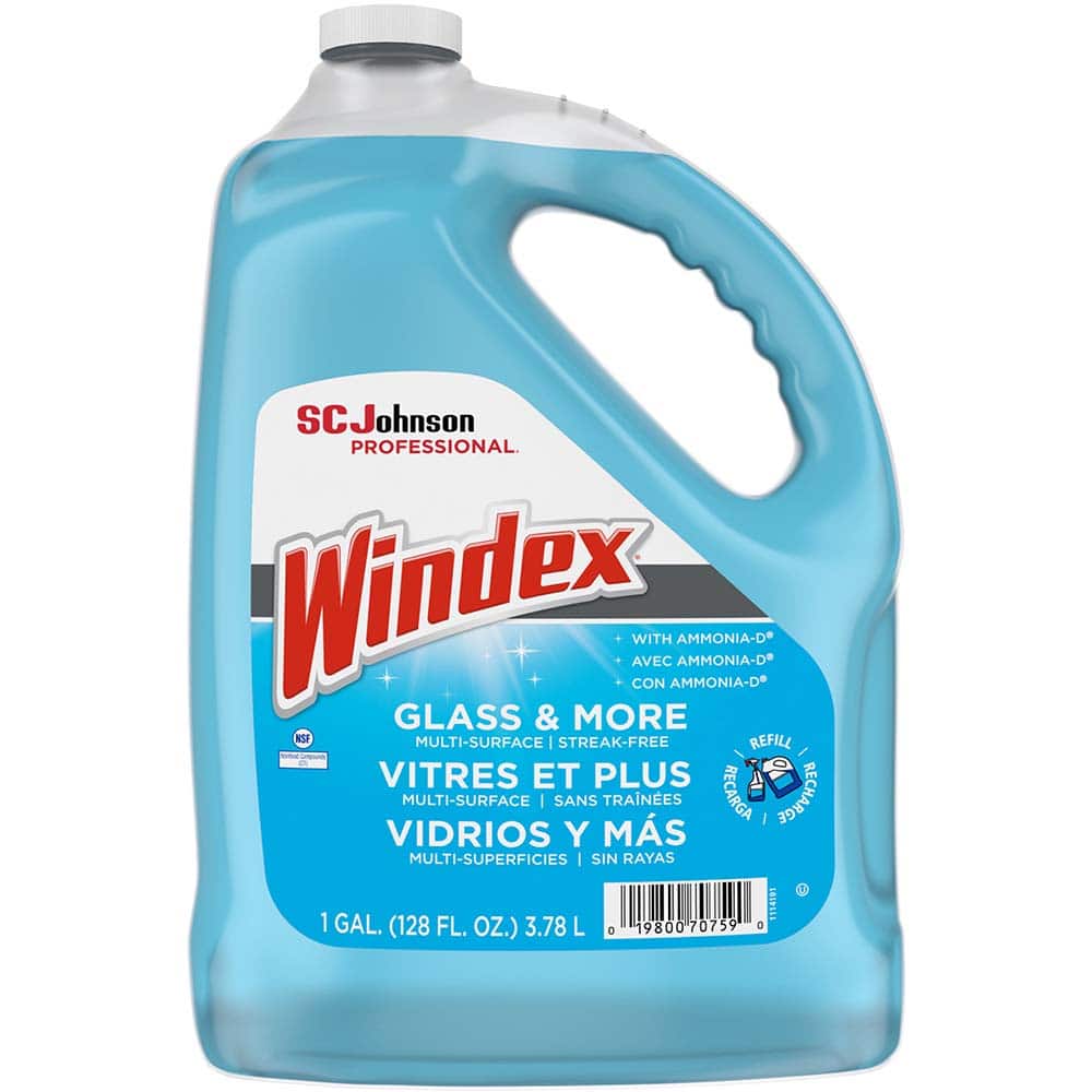 Windex 1 Gal Bottle Ammonia Glass Cleaner 89886022 Msc Industrial Supply