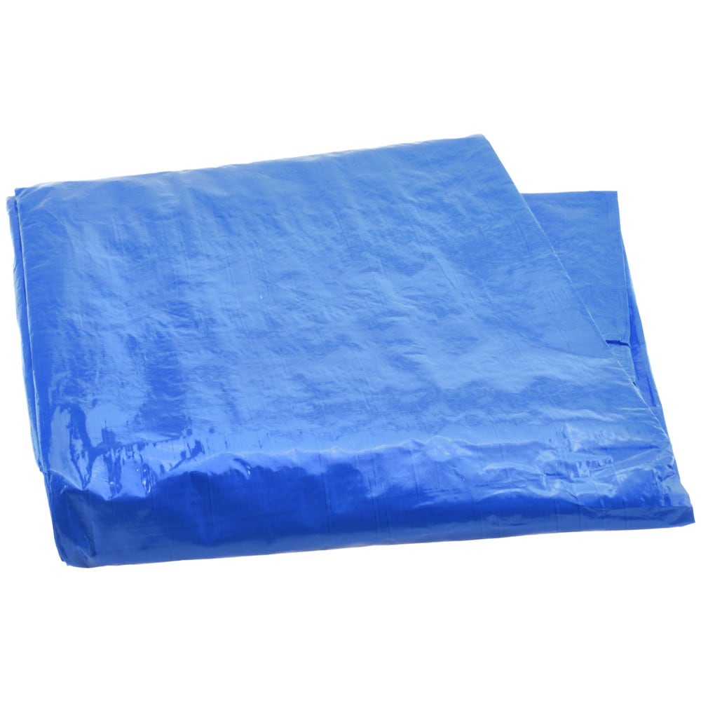 Tarp/Dust Cover: Blue, Rectangle, Polyethylene, 16' Long x 12' Wide