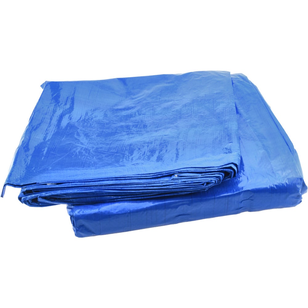 Tarp/Dust Cover: Blue, Rectangle, Polyethylene, 30' Long x 20' Wide