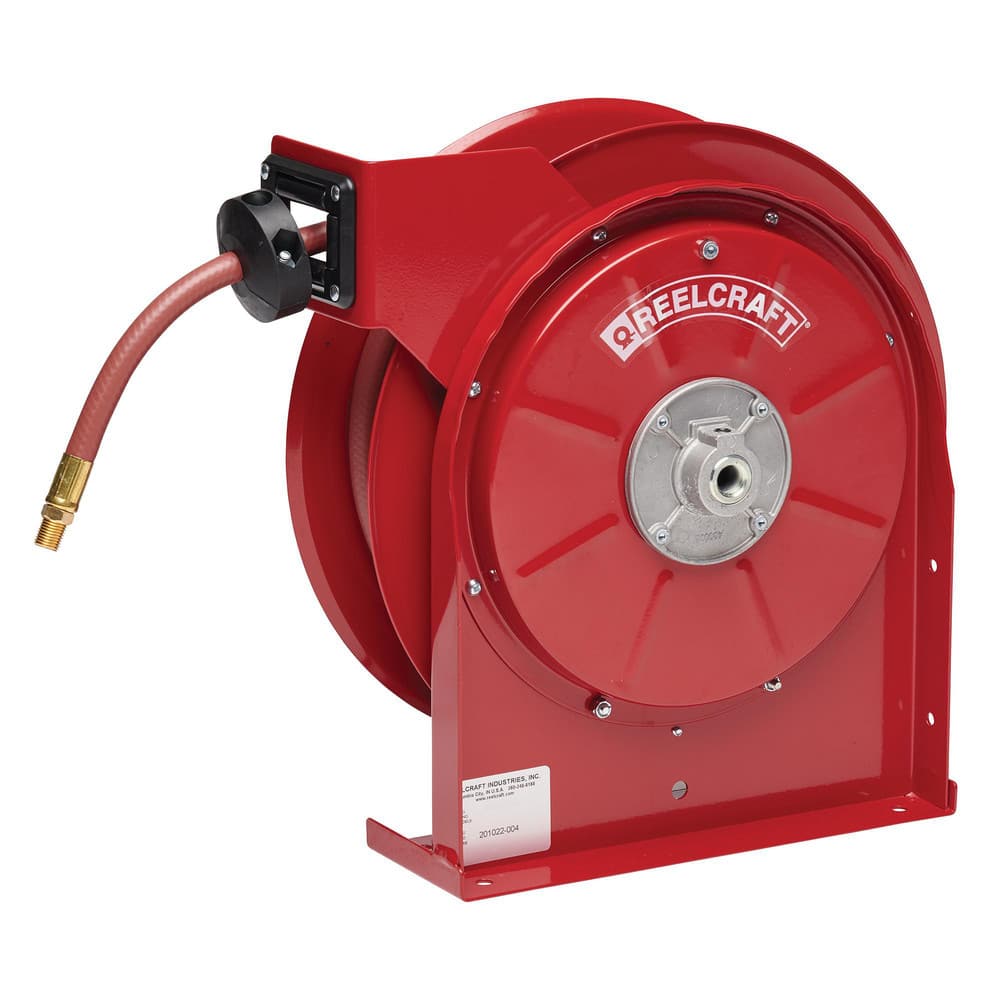 Reelcraft 5635 OLP Hose Reel with Hose: 3/8" ID Hose x 35, Spring Retractable 