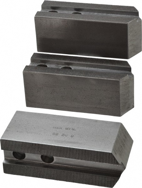 H & R Manufacturing HR-82-2.0-OP Soft Lathe Chuck Jaw: Serrated 