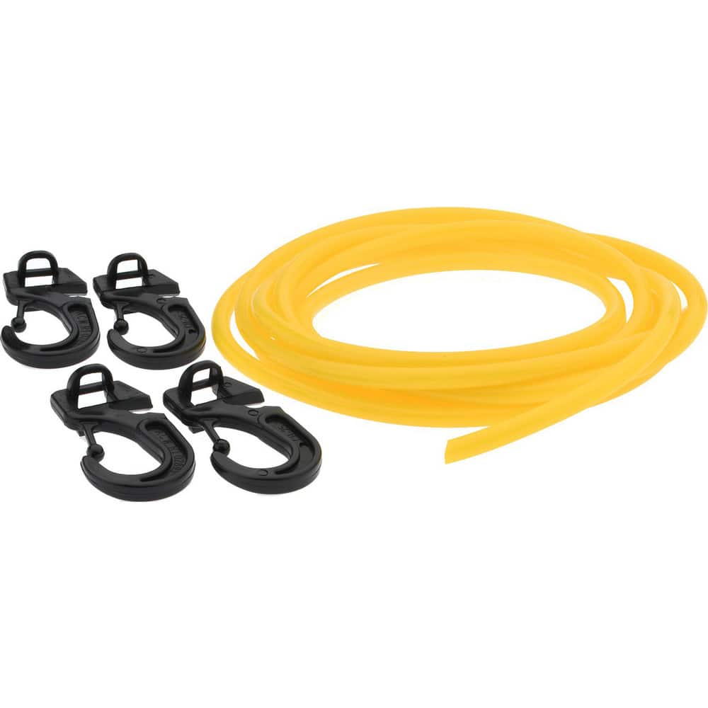 Polyflex - Tie Down Rope: 10' OAL, 1/4″ Head Dia, 4 Hooks - 89903033 - MSC  Industrial Supply