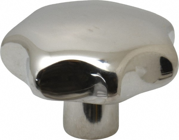 KIPP K0150.563A52 Star Lobed Knob: 2.48" Head Dia, 7 Points, Stainless Steel Image