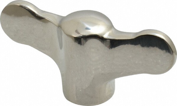 3/8-16 Hole Thread, 75mm Head Length, Stainless Steel, Tapped Bar / Wing Knob