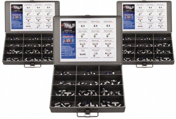 36 Piece, Push to Connect Fitting Kit