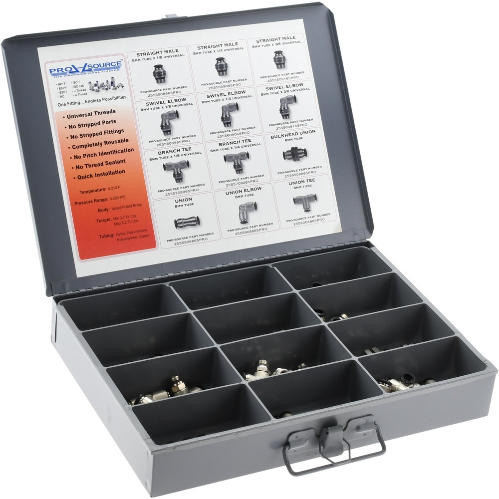 60 Piece, Push to Connect Fitting Kit