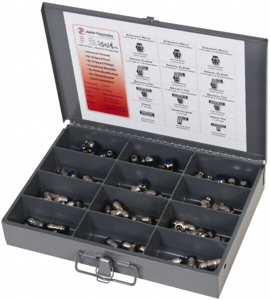 60 Piece, Push to Connect Fitting Kit