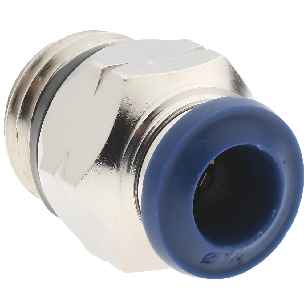 One Way Thread Fitting PRO-SOURCE - Push-to-Connect Tube x Universal Thread Straight Male: 1/4 ...
