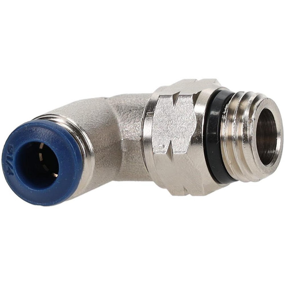 Value Collection 2555614465PRO Push-To-Connect Tube to Universal Thread Tube Fitting: 1/4" Thread, 1/4" OD Image