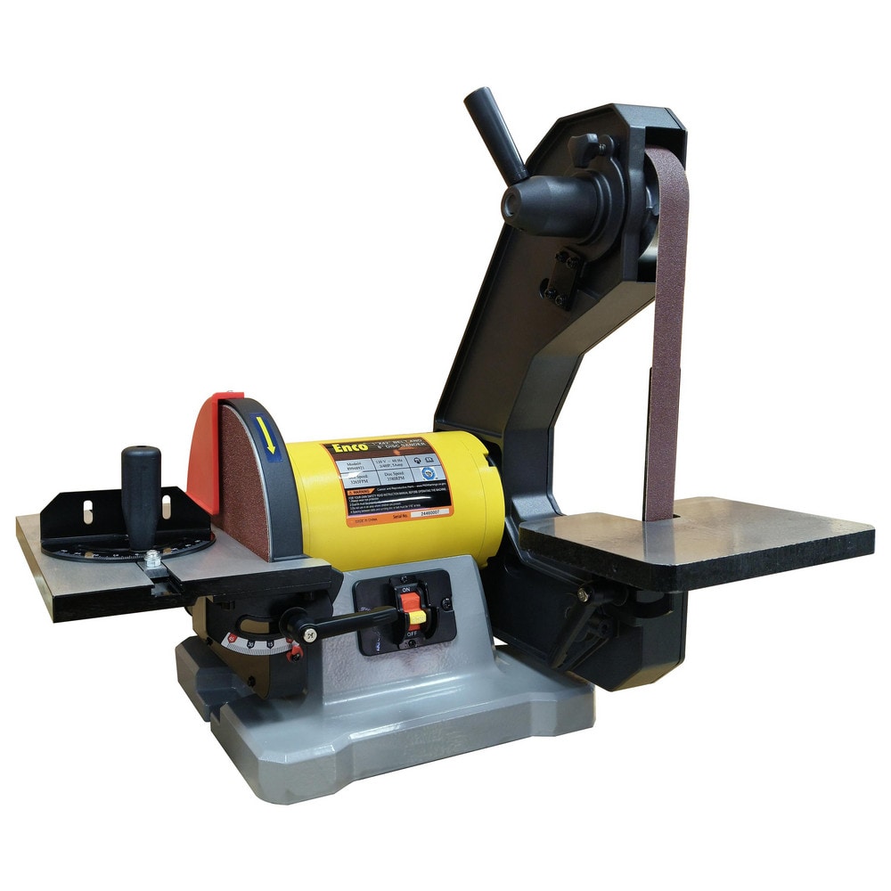 42" x 1" Vertical Combination Sanding Machine: 8" Disc Dia