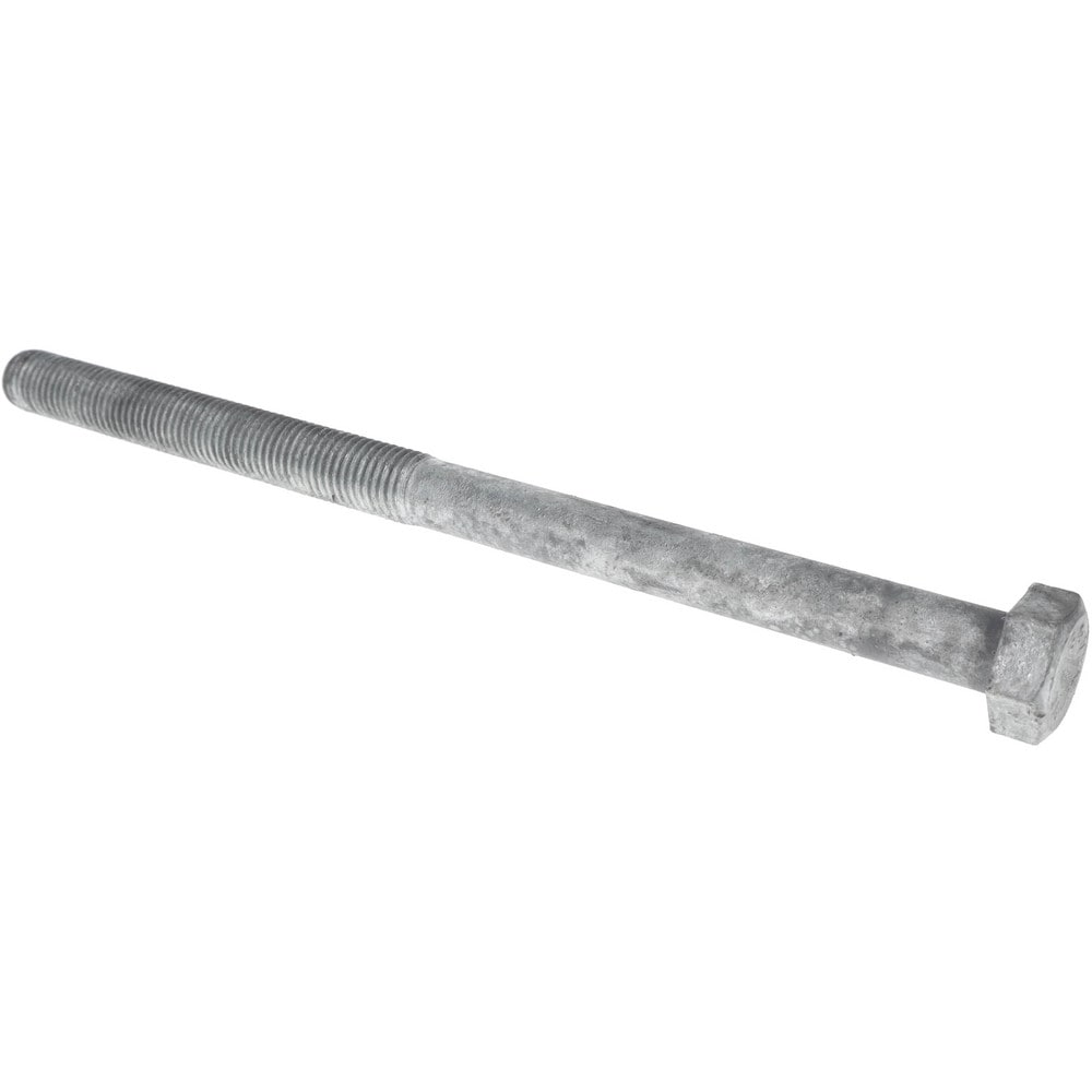 Hex Head Bolt: 3/4-10, 12" Length Under Head, Steel, Grade 2