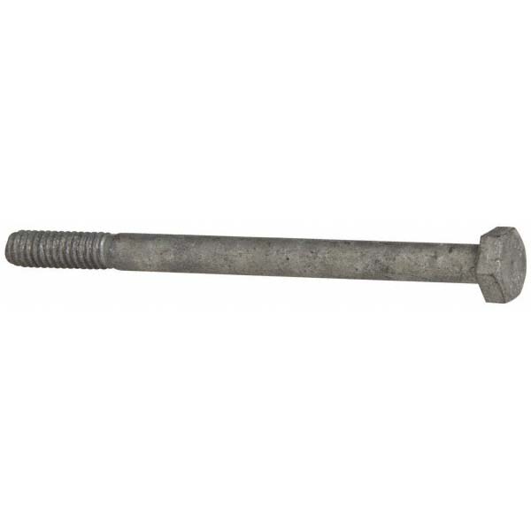 Hex Head Bolt: 1/4-20, 3-1/2" Length Under Head, Steel, Grade 2