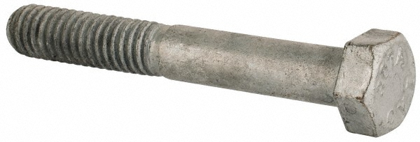 Value Collection LCSA0310225CG Hex Head Bolt: 5/16-18, 2-1/4" Length Under Head, Steel, Grade 2 Image