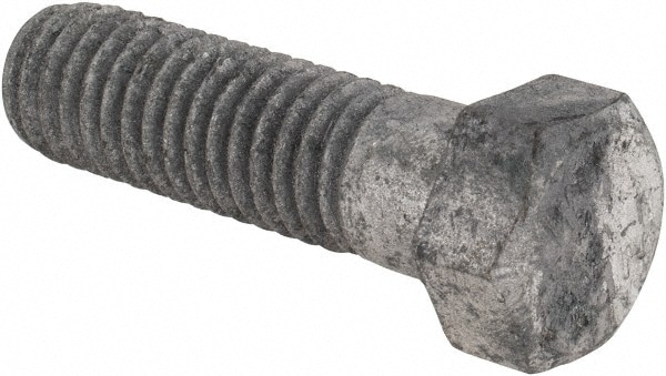 Value Collection LCSA0440150CG Hex Head Bolt: 7/16-14, 1-1/2" Length Under Head, Steel, Grade 2 Image