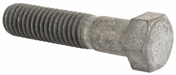 Value Collection LCSA0440200CG Hex Head Bolt: 7/16-14, 2" Length Under Head, Steel, Grade 2 Image