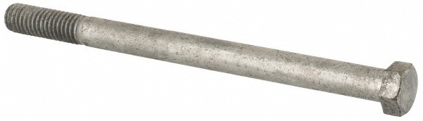 Value Collection LCSA0440600CG Hex Head Bolt: 7/16-14, 6" Length Under Head, Steel, Grade 2 Image