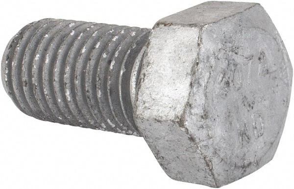 Hex Head Bolt: 3/4-10, 1-1/2" Length Under Head, Steel, Grade 2