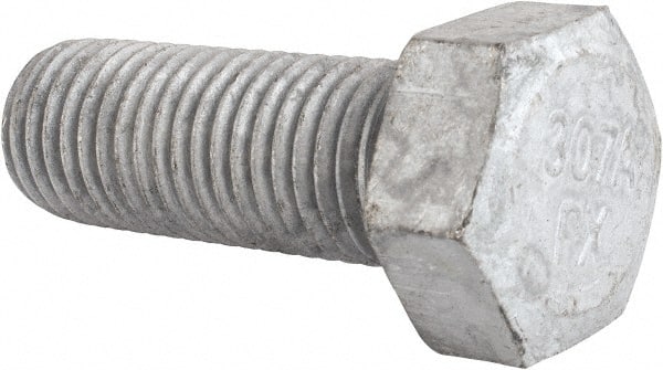 Value Collection Hex Head Bolt: 7/8-9, 2-1/4″ Length Under Head, Steel,  Grade 89967004 MSC Industrial Supply