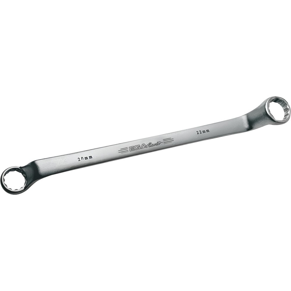 EGA Master - Offset Box End Wrench: 20 x 22 mm, 12 Point, Double End ...