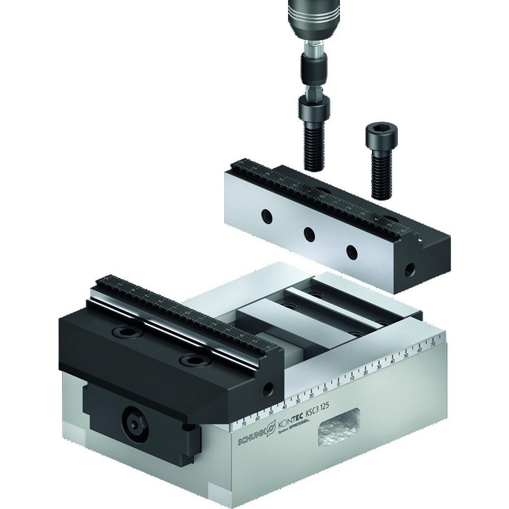 Schunk SelfCentering Vises; Jaw Width (mm) 80.00; Maximum Jaw