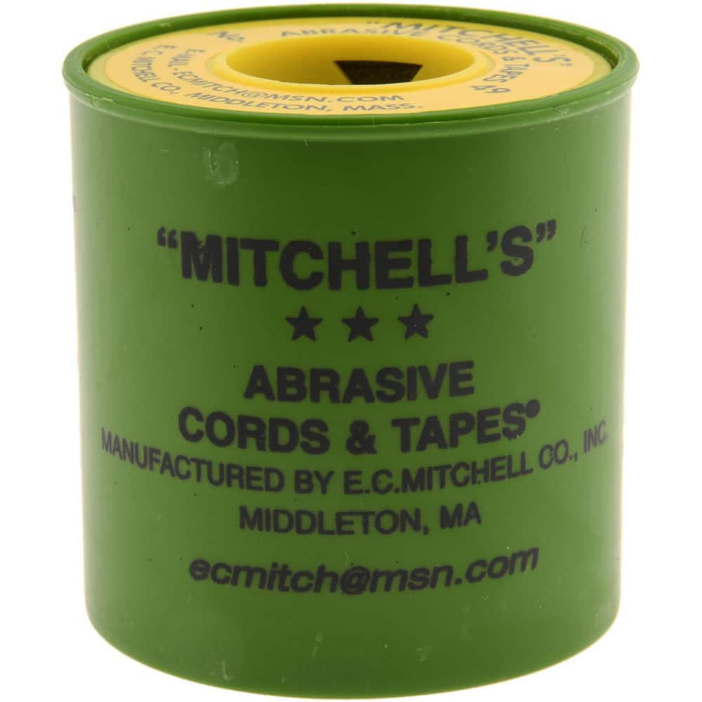 MITCHELL 49 Aluminum Oxide Abrasive Material, 120 Grit Abrasive Cord