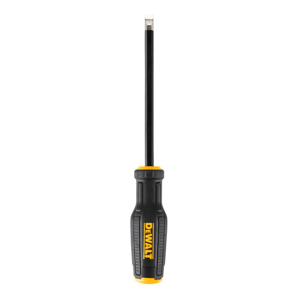 DeWALT Slotted Screwdriver: 0.3125" Width, 10.7" OAL | 4-Pack | Part #DWHT65007