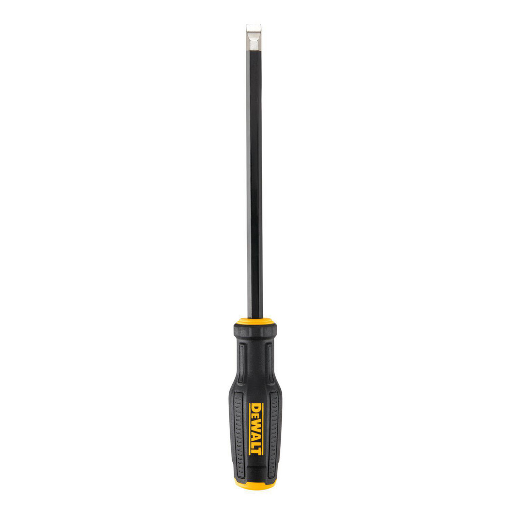 DeWALT Slotted Screwdriver: 0.375" Width, 12.7" OAL | 4-Pack | Part #DWHT65008
