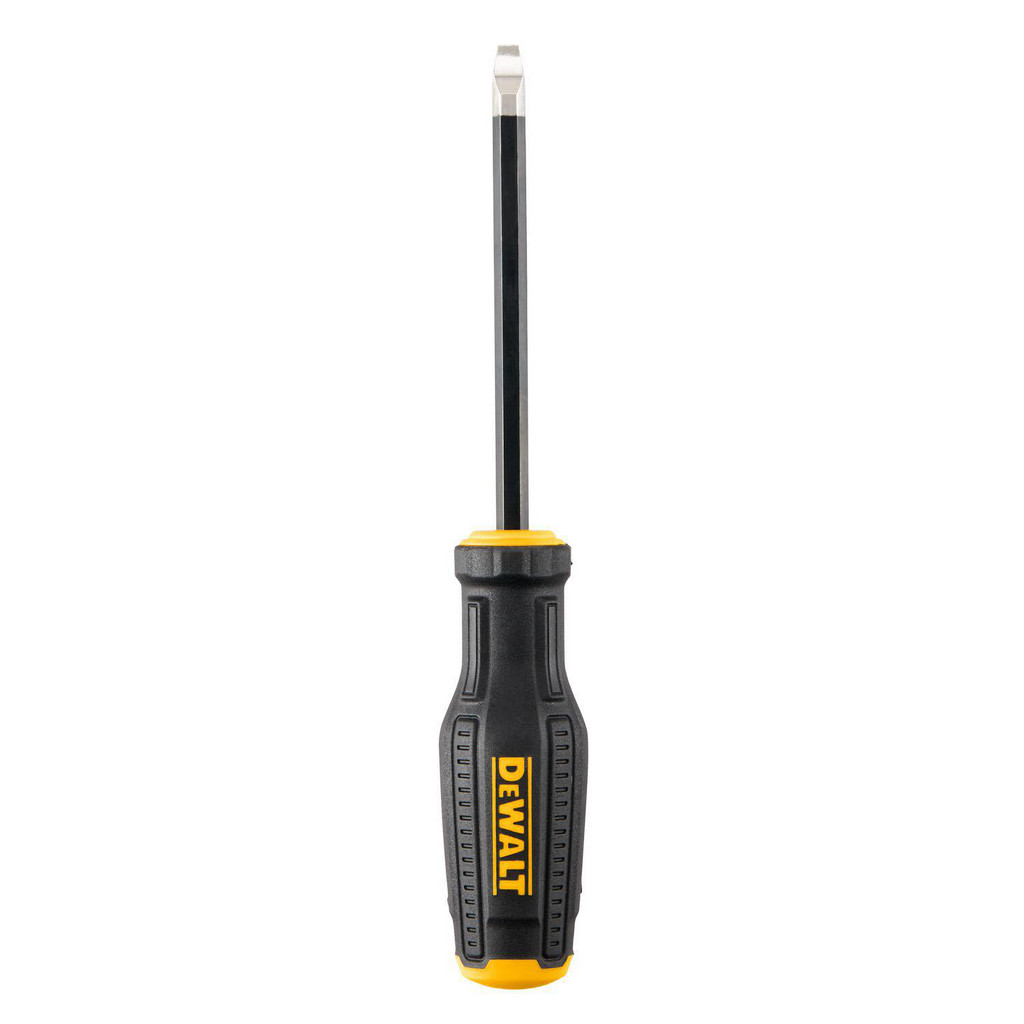 DeWALT Slotted Screwdriver: 0.1875" Width, 7.9" OAL | 4-Pack | Part #DWHT65004