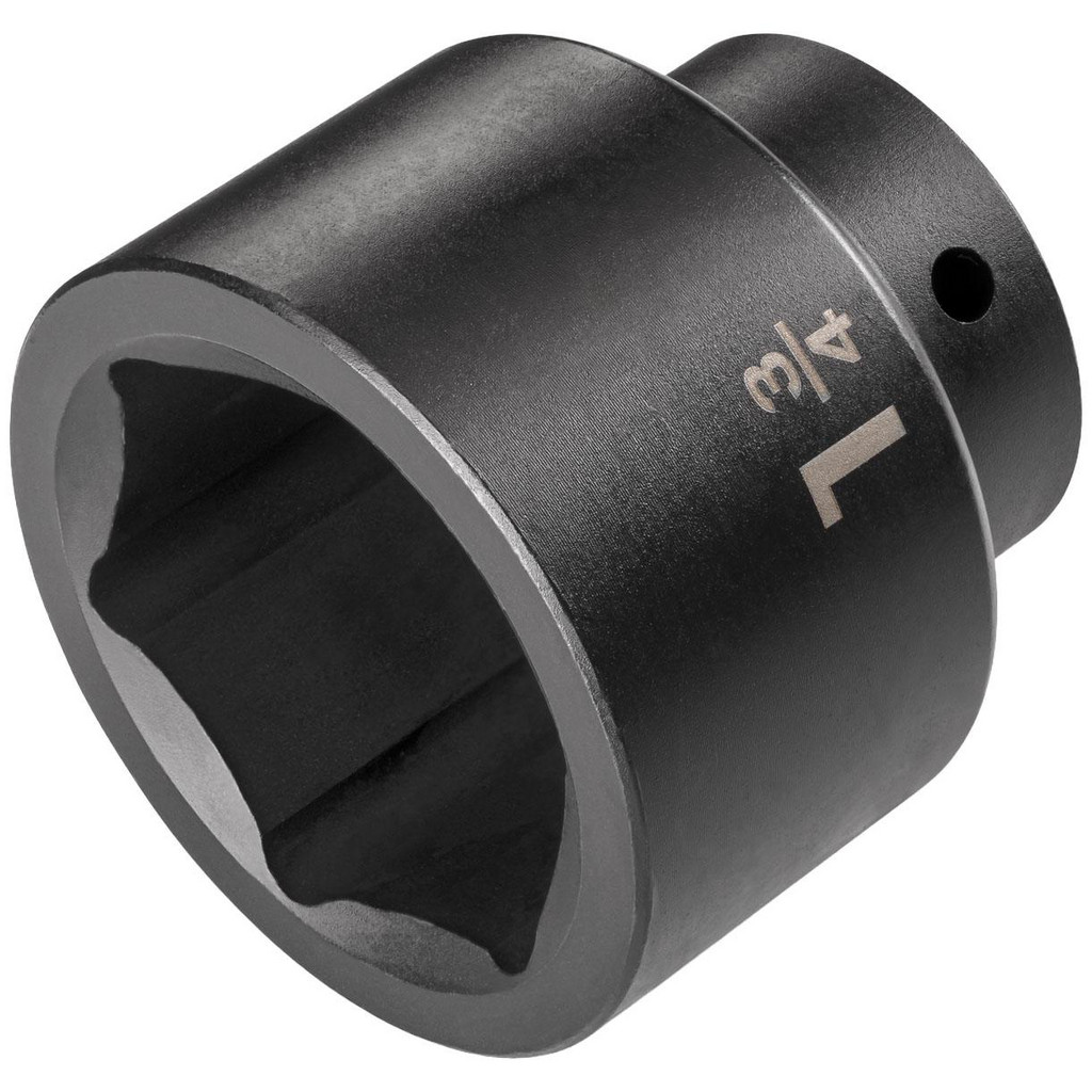 Tekton Impact Socket: 1/2" Drive, 1-3/4" Socket, Square Drive - 6-Point, 2.28" OAL, Manganese Phosphate | Part #SID22045