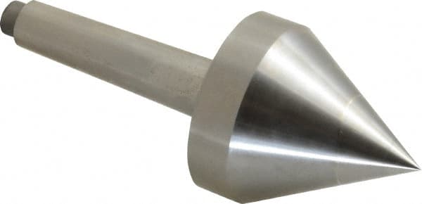 Riten 66102 2-1/8" Head Diam, Hardened Tool Steel Pipe Nose Point Solid Dead Center 