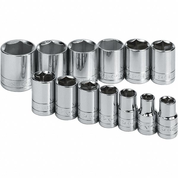 SK 1/2" Drive Socket Set 90054198 MSC Industrial Supply