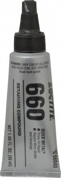 LOCTITE 135527 Retaining Compound: 50 mL Tube, Silver, Paste Image