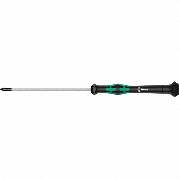 Wera Philips Screwdriver: #0 - 40 mm Long Round Shank | 10-Pack | Part #05118026001
