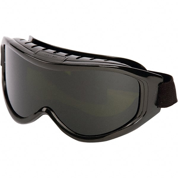 Safety Goggles: IR Filter, Uncoated, Green Polycarbonate Lenses
