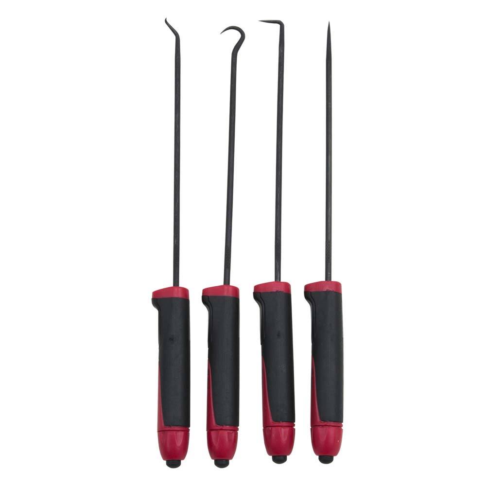 Scribe & Probe Sets; Type: Lighted Hook & Pick Set ; Number of Pieces: 4 ; Contents: 90 Degree Pick; Complex Pick; Hook Pick; Straight Pick ; Overall Length: 9-3/4