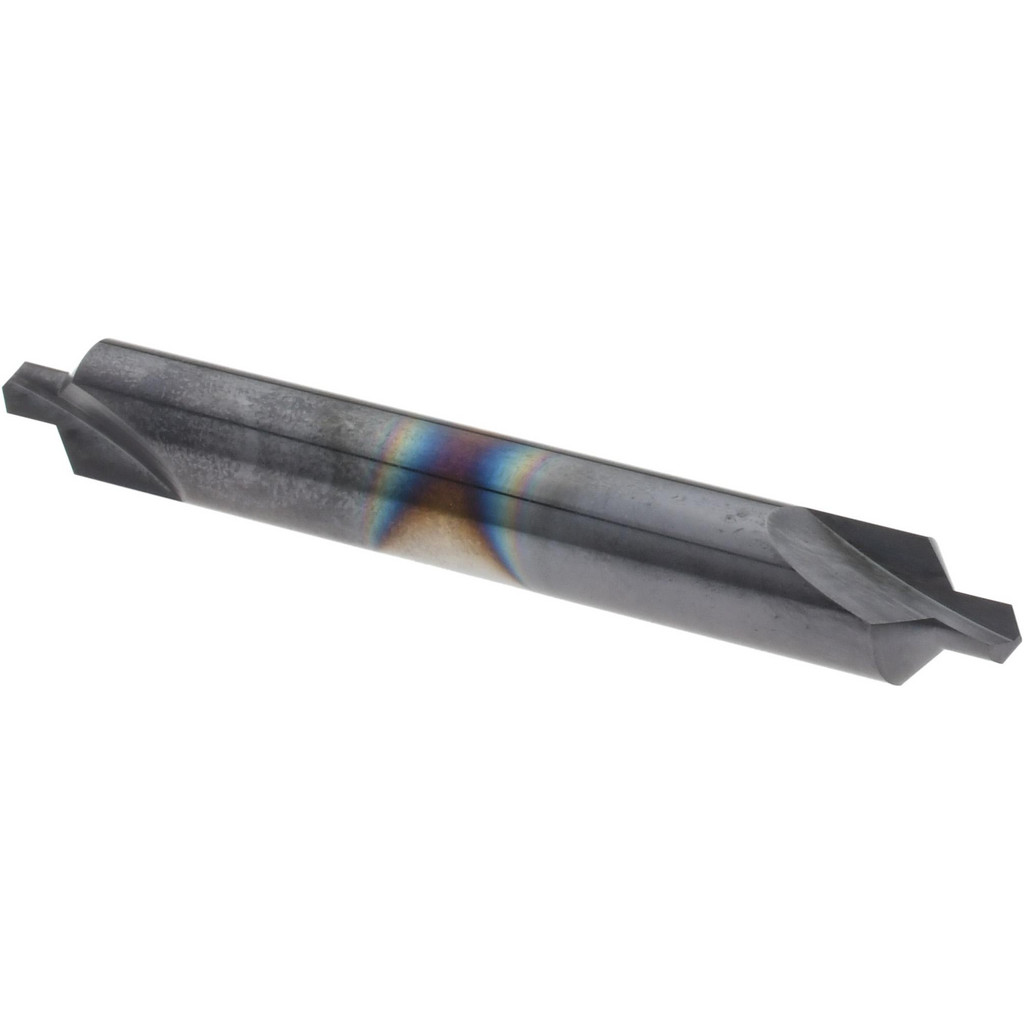 Harvey Tool Combination Drill & Countersink: #4, 5/16" Body Dia, 118 deg, Solid Carbide - AlTiN Finish, 1/8" Point Dia, 1/8" Point Length, 2-1/2"