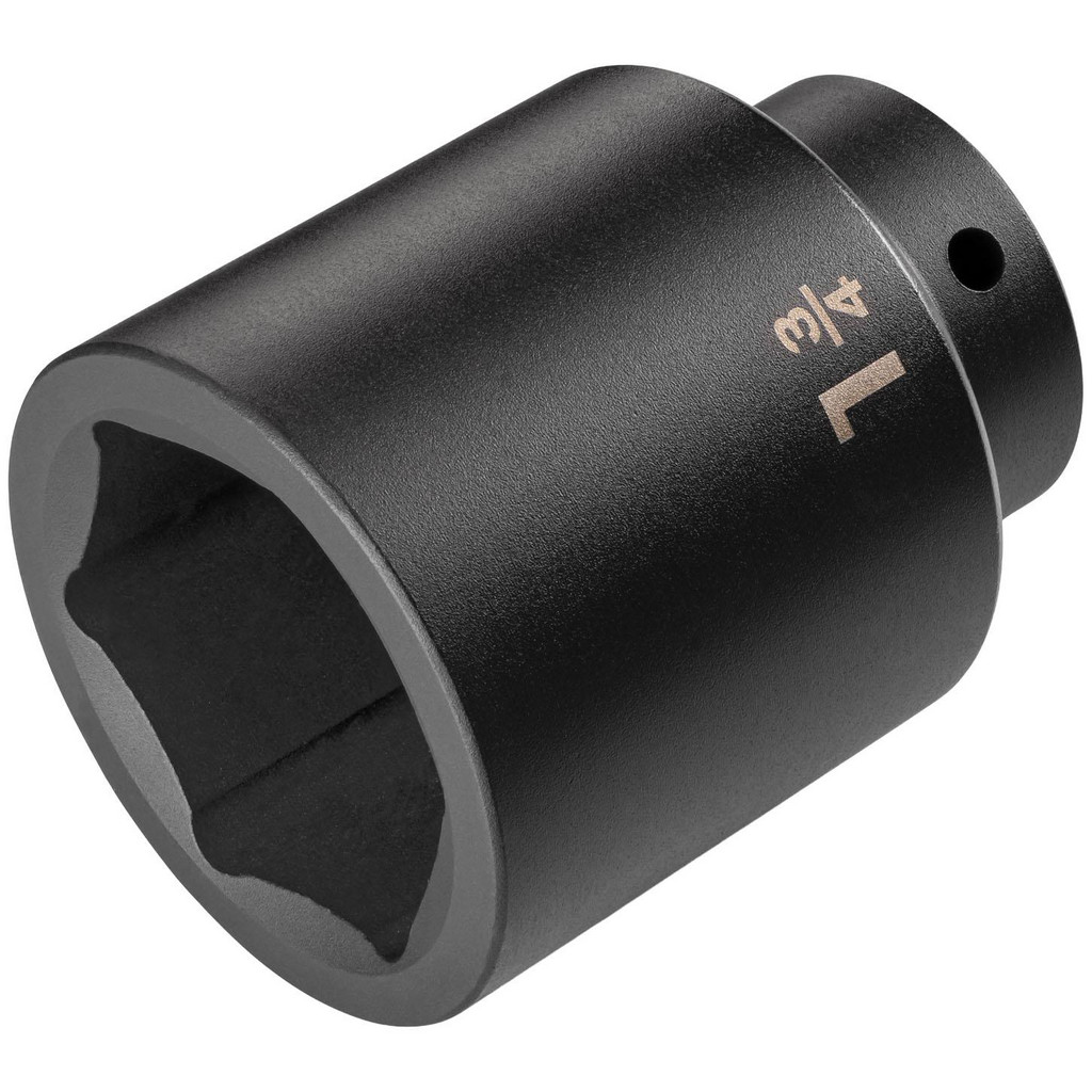 Tekton Impact Socket: 1/2" Drive, 1-3/4" Socket, Square Drive - 6-Point, 3.15" OAL, Manganese Phosphate | Part #SID23045