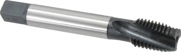 Emuge CU456011.5017 Spiral Flute Tap: 7/8-9, UNC, 3 Flute, Modified Bottoming, 3BX Class of Fit, Cobalt, Oxide Finish Image