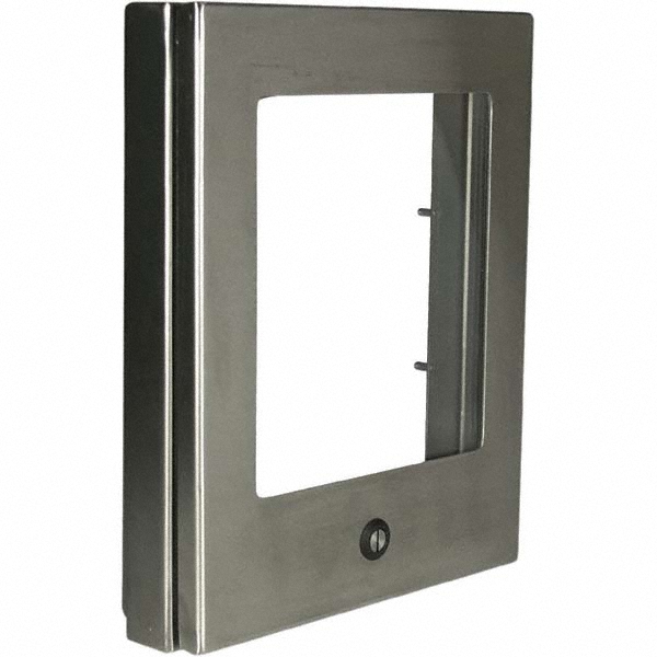Wiegmann Electrical Enclosure Hinged Window Kit Stainless Steel, Use