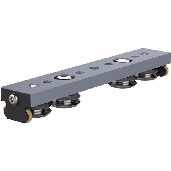 Roller Rail Systems; Overall Length (mm): 166.4500 ; Overall Width (Decimal Inch): 0.9400 ; Overall Height (Decimal Inch): 0.8200 ; Overall Height (mm): 20.73000 ; Load Capacity (Lb.): 549.000 (Pounds)