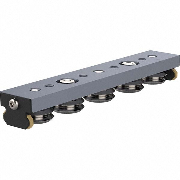 Roller Rail Systems; Overall Length (mm): 166.4500 ; Overall Width (Decimal Inch): 0.9400 ; Overall Height (Decimal Inch): 0.8200 ; Overall Height (mm): 20.73000 ; Load Capacity (Lb.): 652.000 (Pounds)