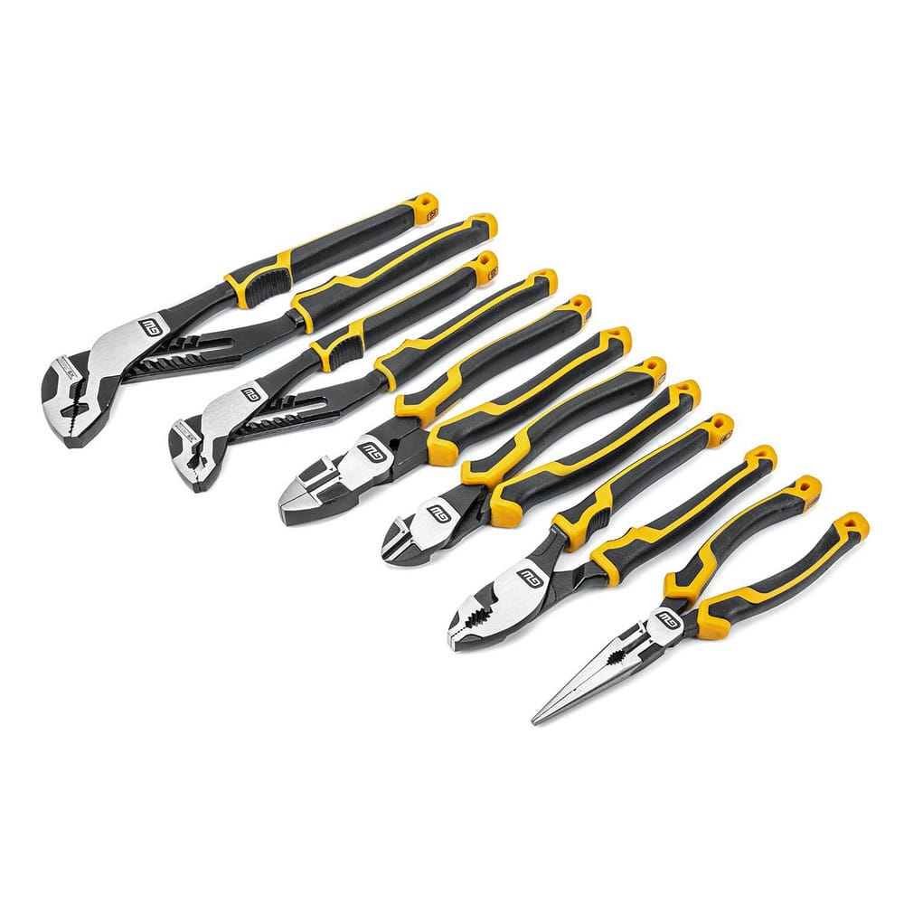Plier Sets; Plier Type Included: Tongue & Groove  Linesman  Diagonal Cutting  Long Nose  Slip Joint ; Set Type: Plier Set ; Container Type: Carded ; Overall Length: 13.8 ; Insulated: No ; Tether Style: Tether Ready