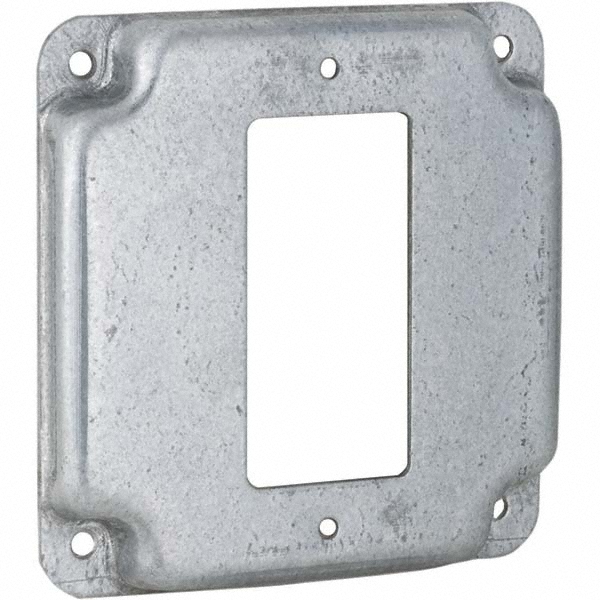 RACO Hubbell 907C Square Electrical Cover - Box Of 10, Free Shipping