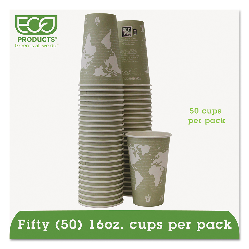 ECO PRODUCTS - 16 oz Paper Hot Paper Cups | MSC Direct