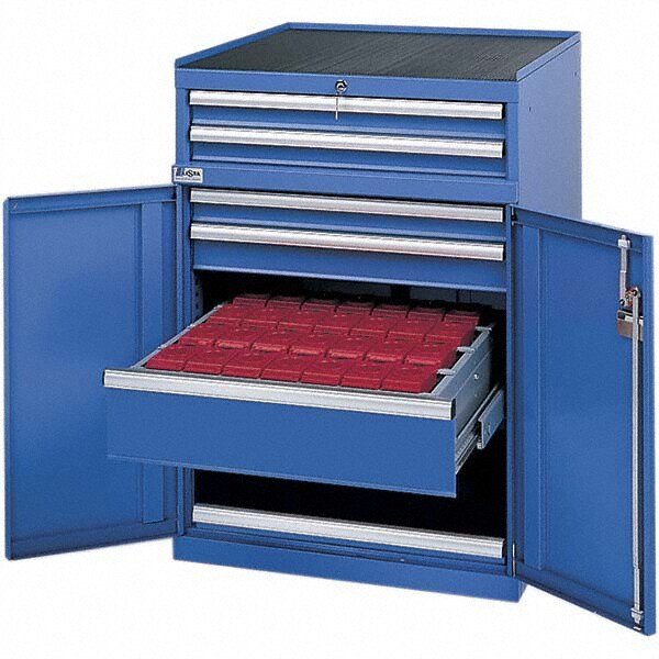 CNC Work Stations; Type: Machine Accessory Cabinet ; Tool Type: 30 Taper ; Width (Inch): 28-1/4 ; Height (Inch): 39-3/8 ; Depth (Inch): 28-1/4 ; Number of Drawers: 6