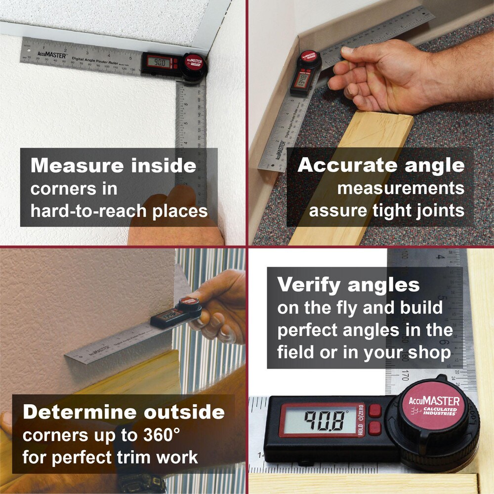 Calculated Industries - Digital & Dial Protractors; Minimum Angle ...