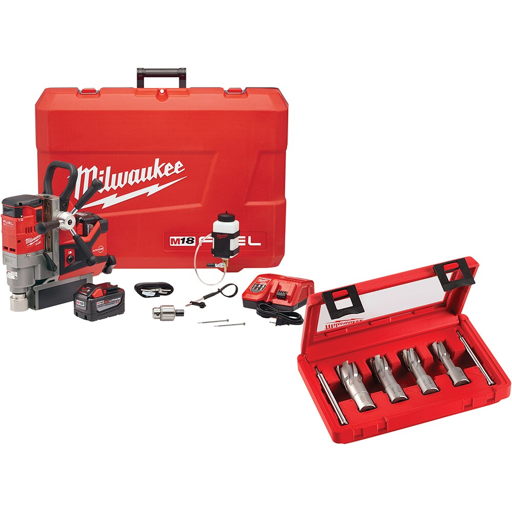 Corded Magnetic Drill: 1-1/2" Chuck, 5-3/4" Travel