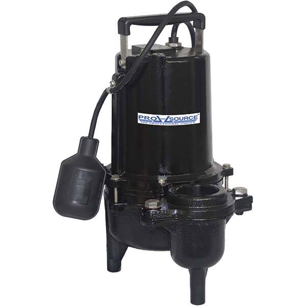 Sewage Pump: Automatic, 4/10 hp, 9A, 115VAC