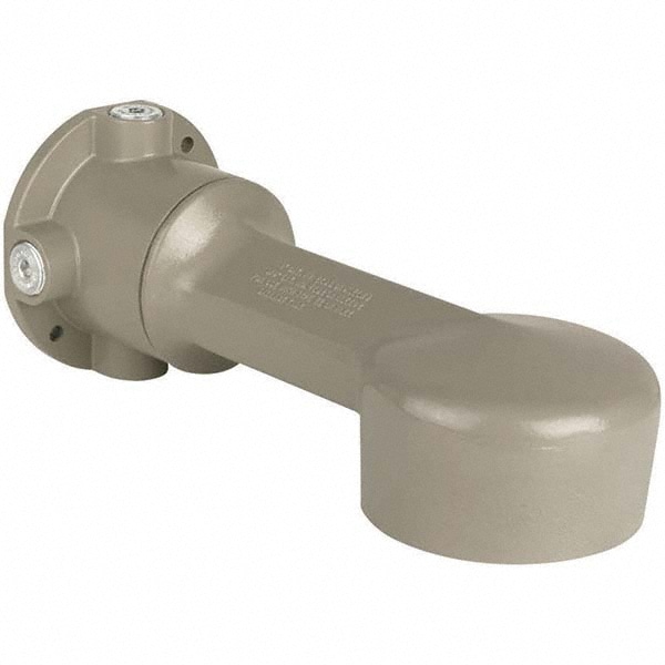 Fixture Mounting & Housing Kits; Kit Type: Splice ; For Use With: EZ & EM Series ; Mounting Type: Wall Bracket ; Color: Tan ; Material: Aluminum